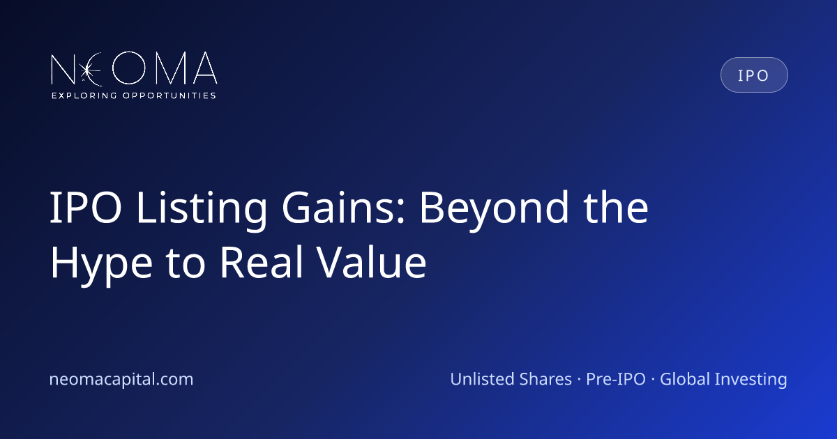 IPO Listing Gains: Beyond the Hype to Real Value