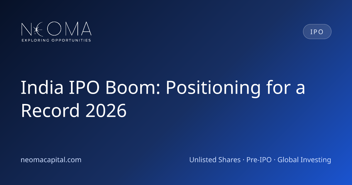 India IPO Boom: Positioning for a Record 2026