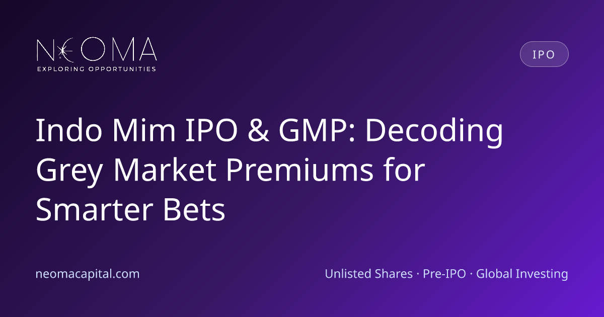 Indo Mim IPO & GMP: Decoding Grey Market Premiums for Smarter Bets