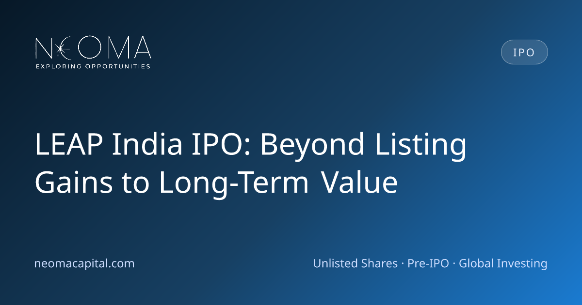LEAP India IPO: Beyond Listing Gains to Long-Term Value