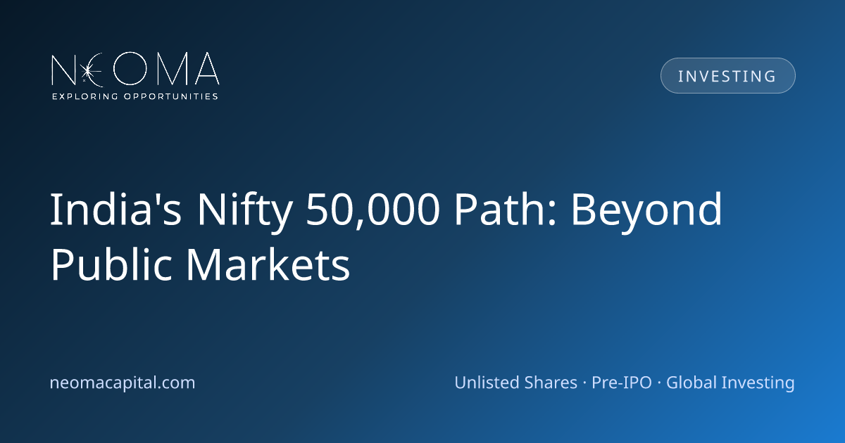 India's Nifty 50,000 Path: Beyond Public Markets