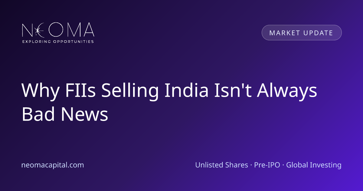 Why FIIs Selling India Isn't Always Bad News