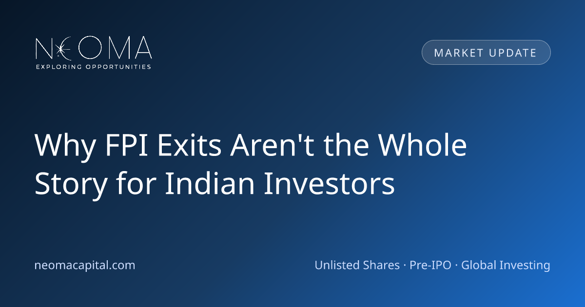 Why FPI Exits Aren't the Whole Story for Indian Investors