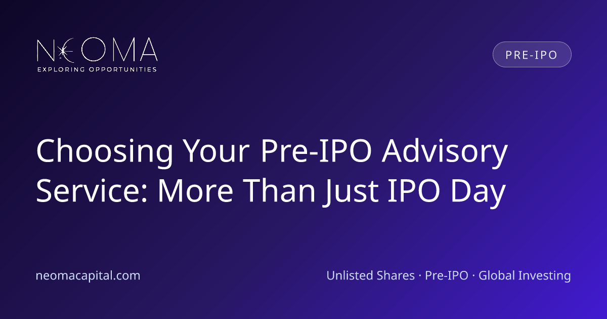 Choosing Your Pre-IPO Advisory Service: More Than Just IPO Day