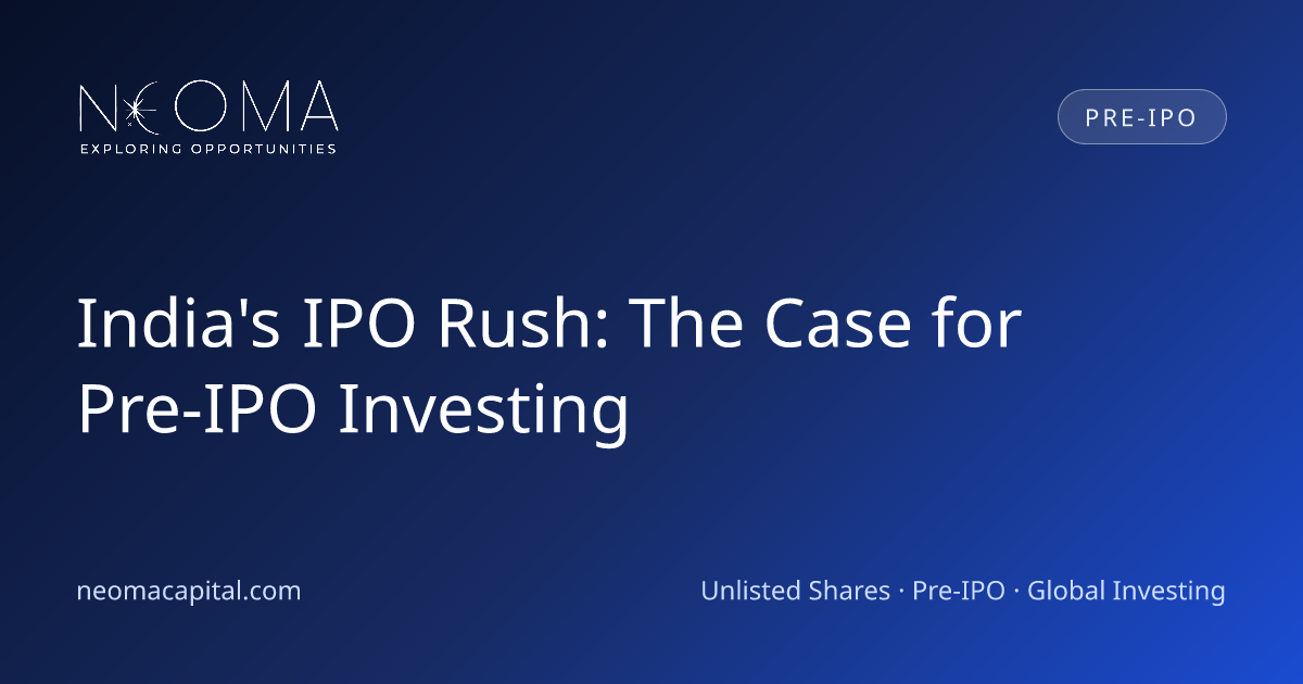 India's IPO Rush: The Case for Pre-IPO Investing