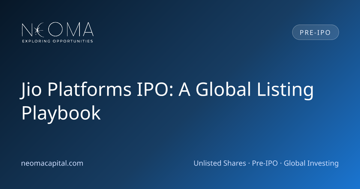 Jio Platforms IPO: A Global Listing Playbook
