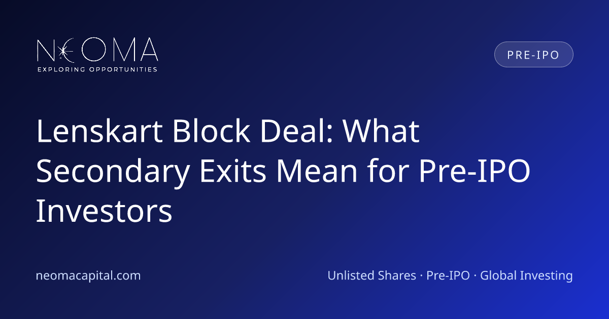 Lenskart Block Deal: What Secondary Exits Mean for Pre-IPO Investors