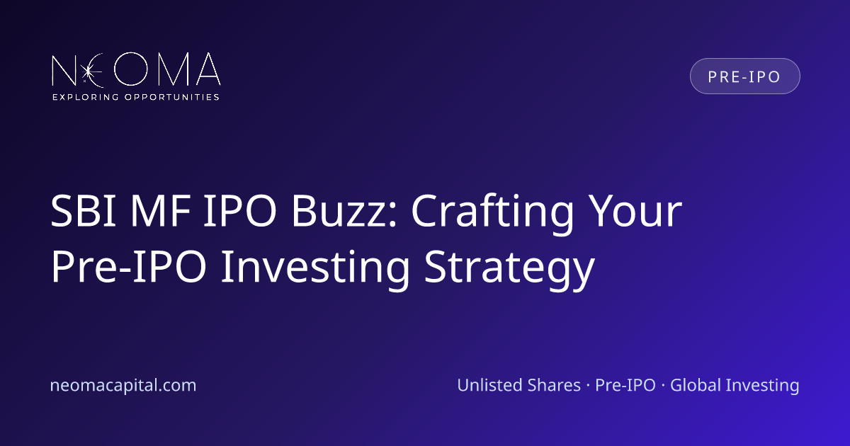 SBI MF IPO Buzz: Crafting Your Pre-IPO Investing Strategy