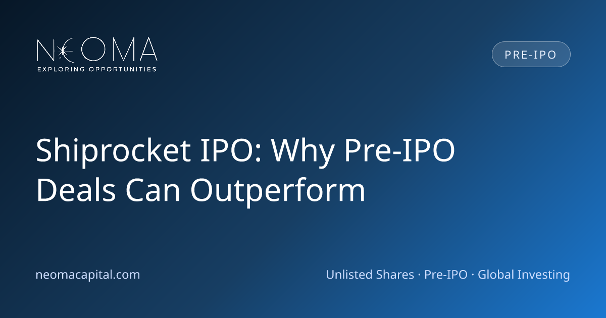 Shiprocket IPO: Why Pre-IPO Deals Can Outperform