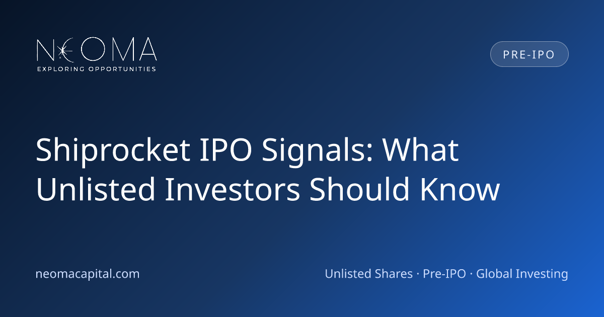 Shiprocket IPO Signals: What Unlisted Investors Should Know