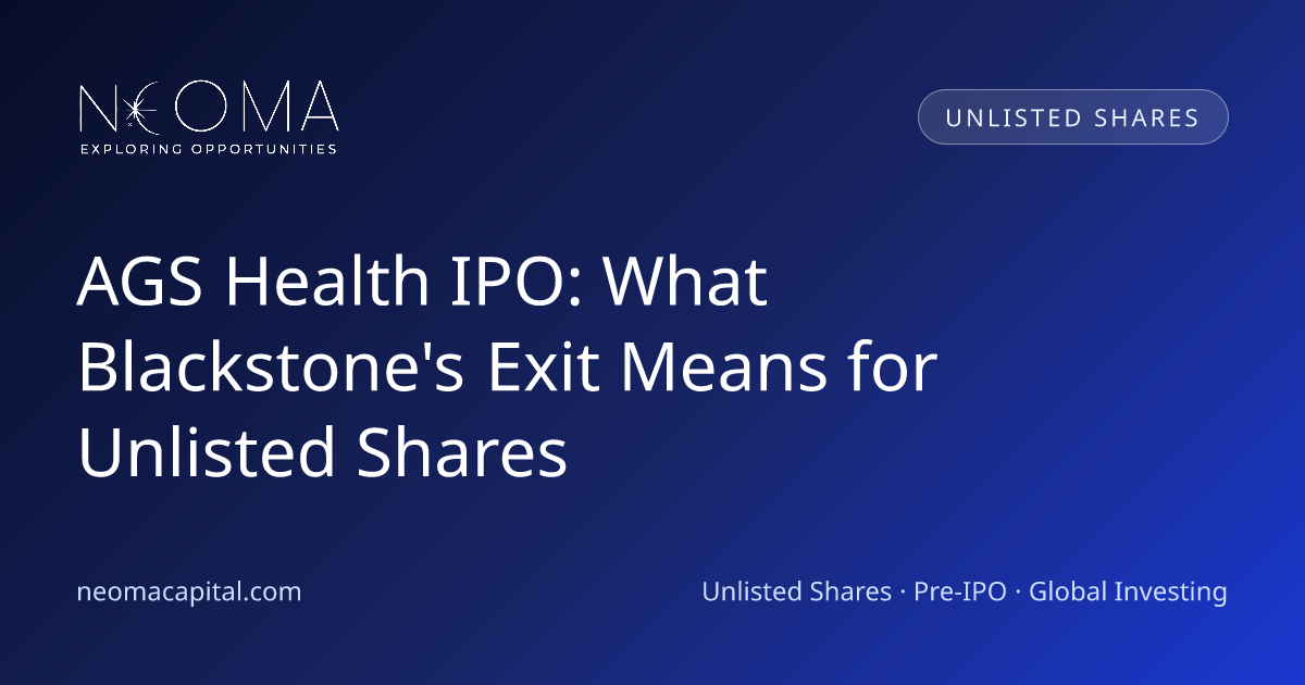 AGS Health IPO: What Blackstone's Exit Means for Unlisted Shares