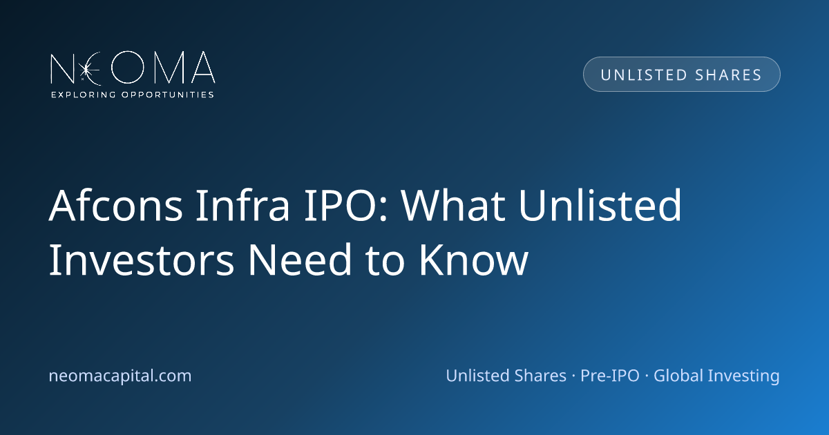 Afcons Infra IPO: What Unlisted Investors Need to Know