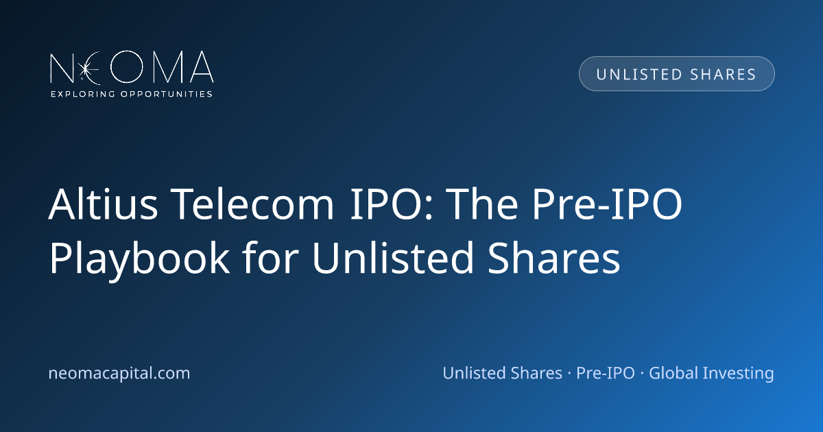 Altius Telecom IPO: The Pre-IPO Playbook for Unlisted Shares