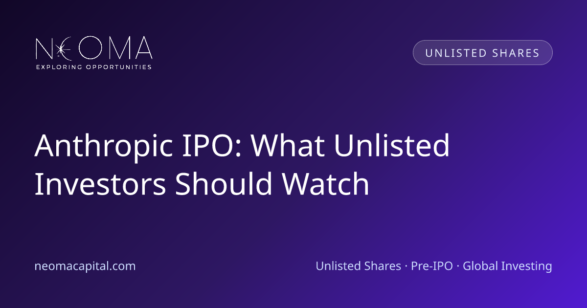 Anthropic IPO: What Unlisted Investors Should Watch