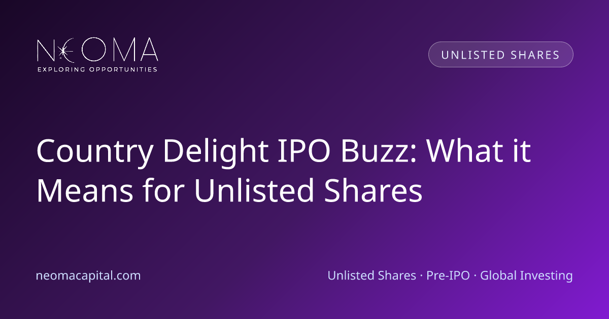 Country Delight IPO Buzz: What it Means for Unlisted Shares