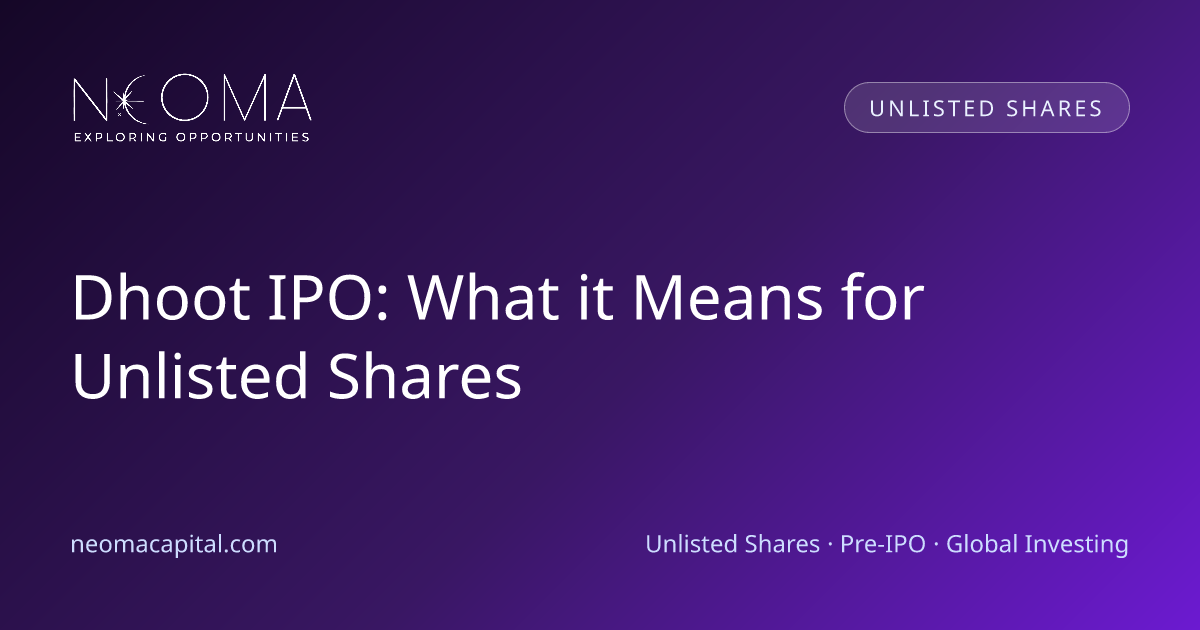 Dhoot IPO: What it Means for Unlisted Shares