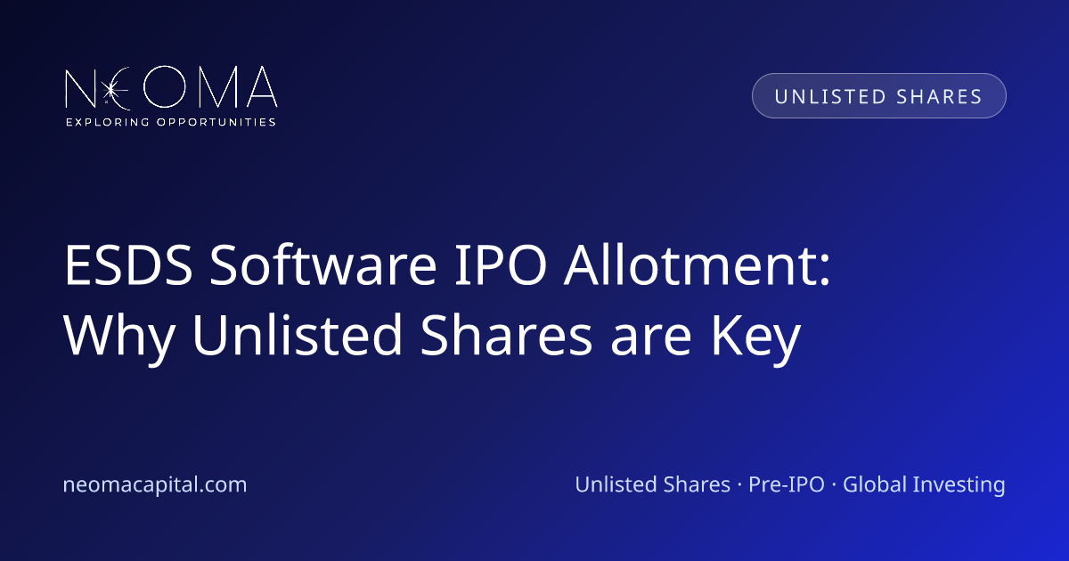 ESDS Software IPO Allotment: Why Unlisted Shares are Key