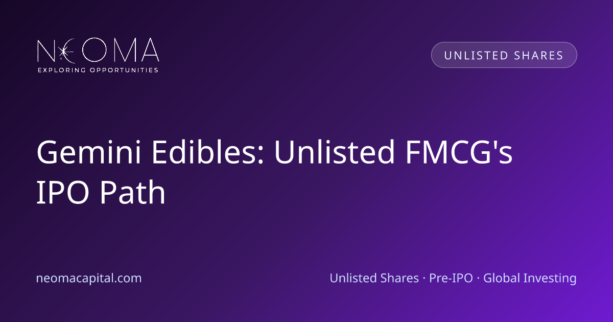 Gemini Edibles: Unlisted FMCG's IPO Path