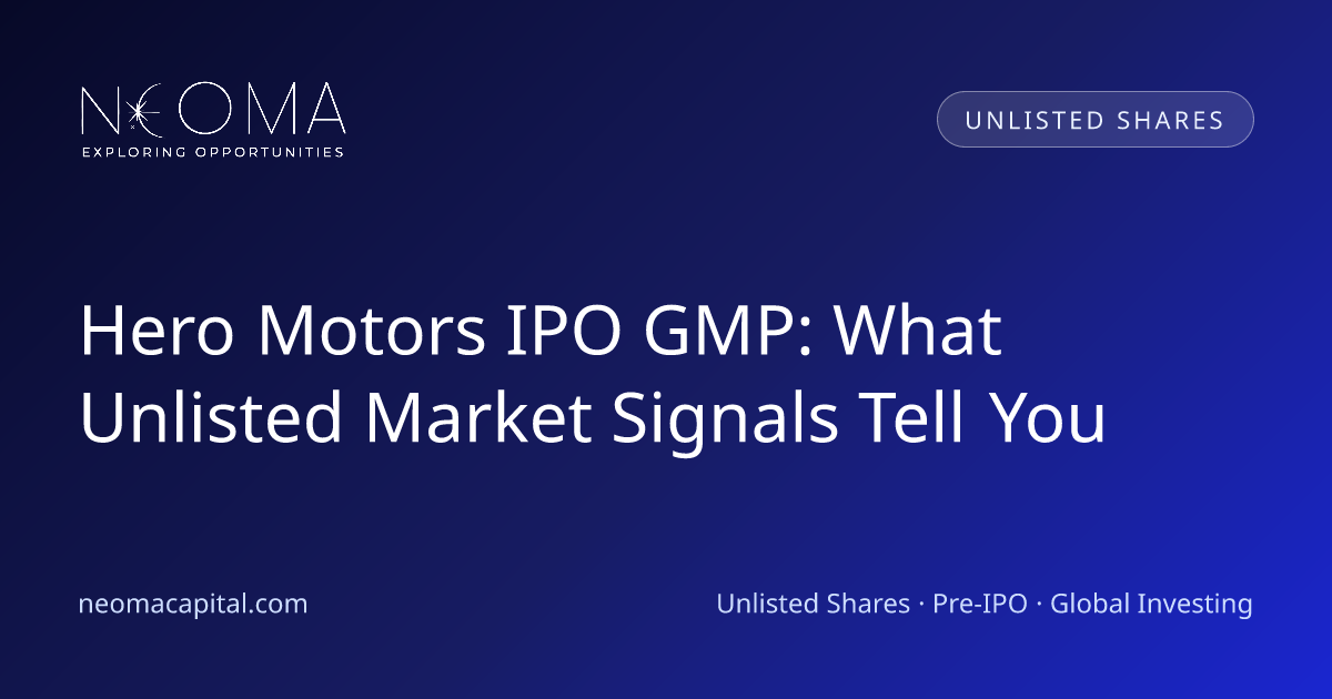 Hero Motors IPO GMP: What Unlisted Market Signals Tell You