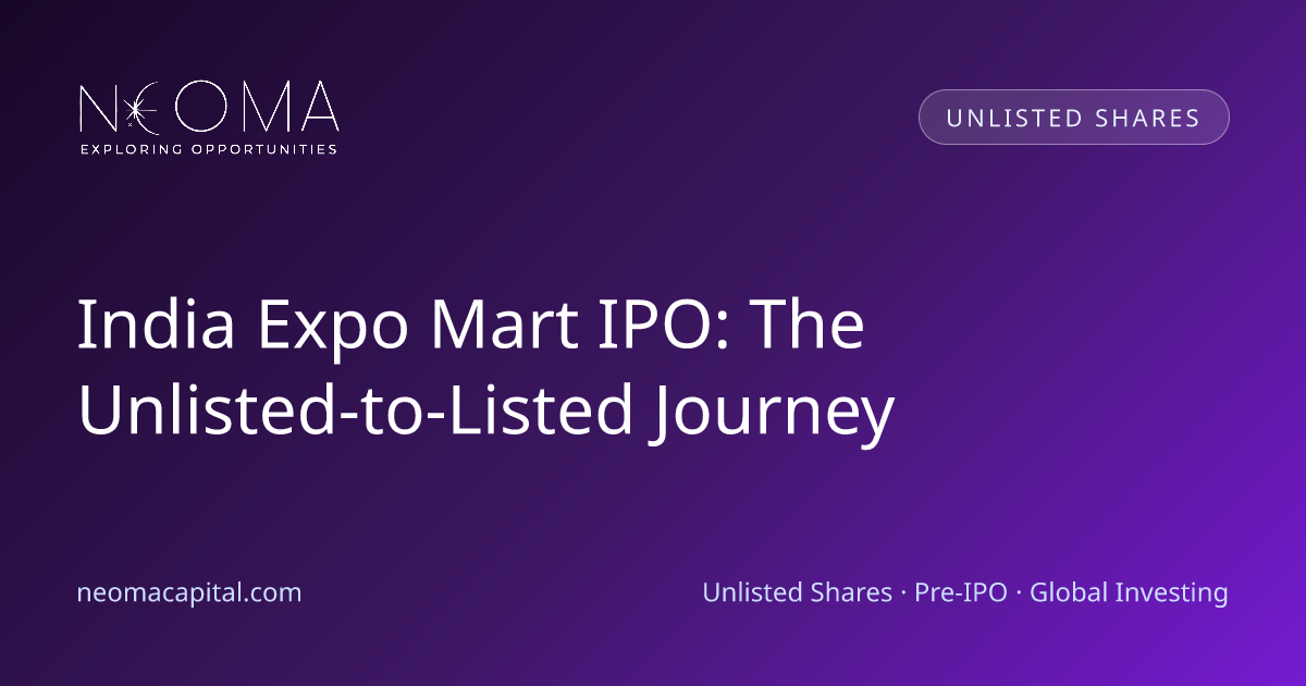 India Expo Mart IPO: The Unlisted-to-Listed Journey