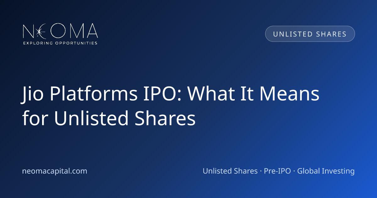 Jio Platforms IPO: What It Means for Unlisted Shares