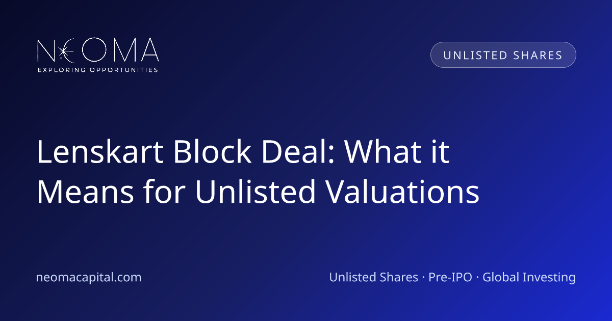 Lenskart Block Deal: What it Means for Unlisted Valuations