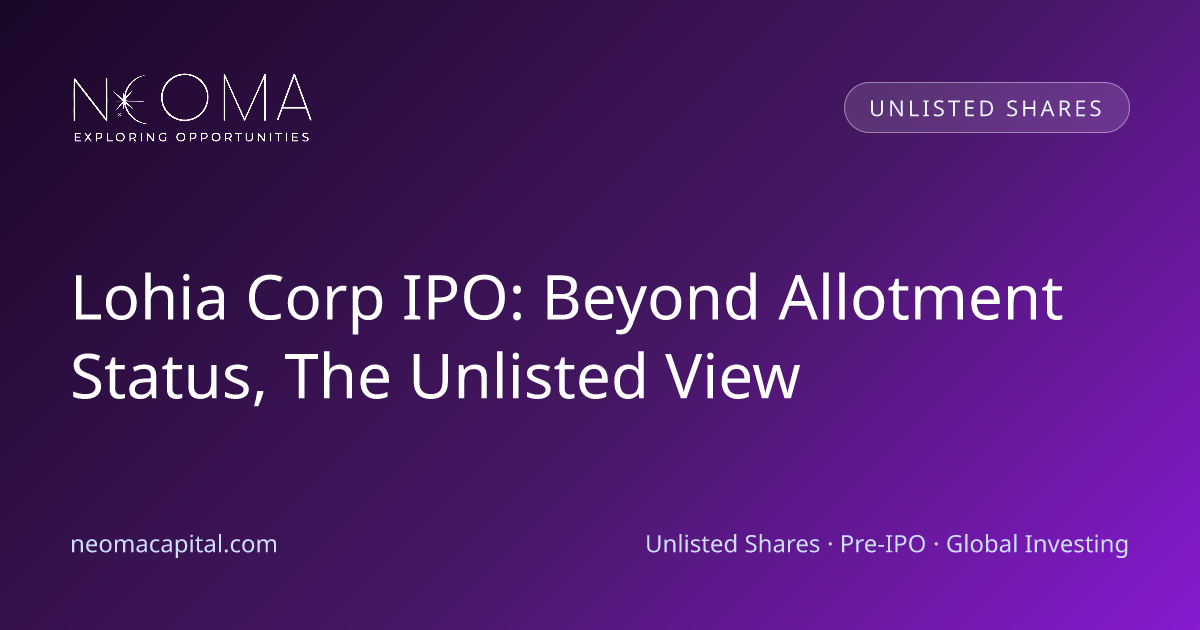 Lohia Corp IPO: Beyond Allotment Status, The Unlisted View