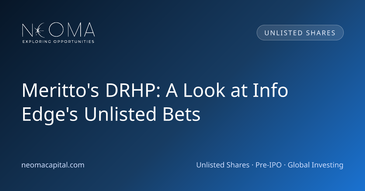 Meritto's DRHP: A Look at Info Edge's Unlisted Bets