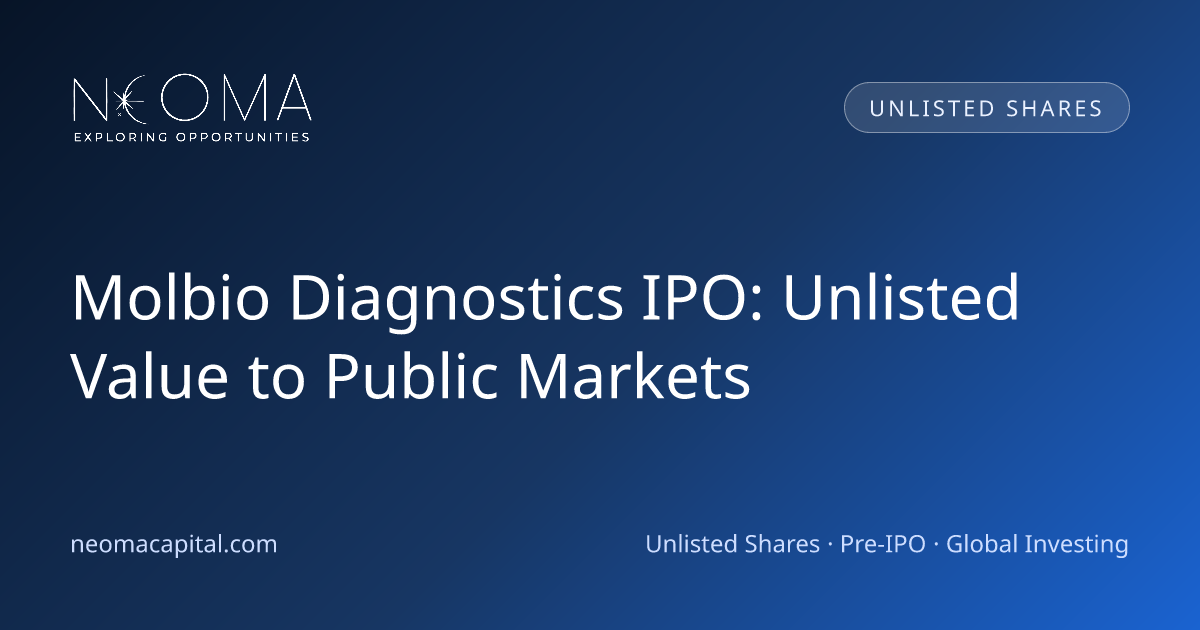 Molbio Diagnostics IPO: Unlisted Value to Public Markets