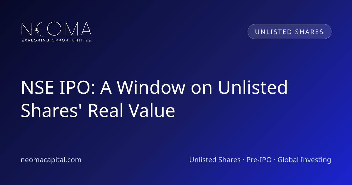 NSE IPO: A Window on Unlisted Shares' Real Value