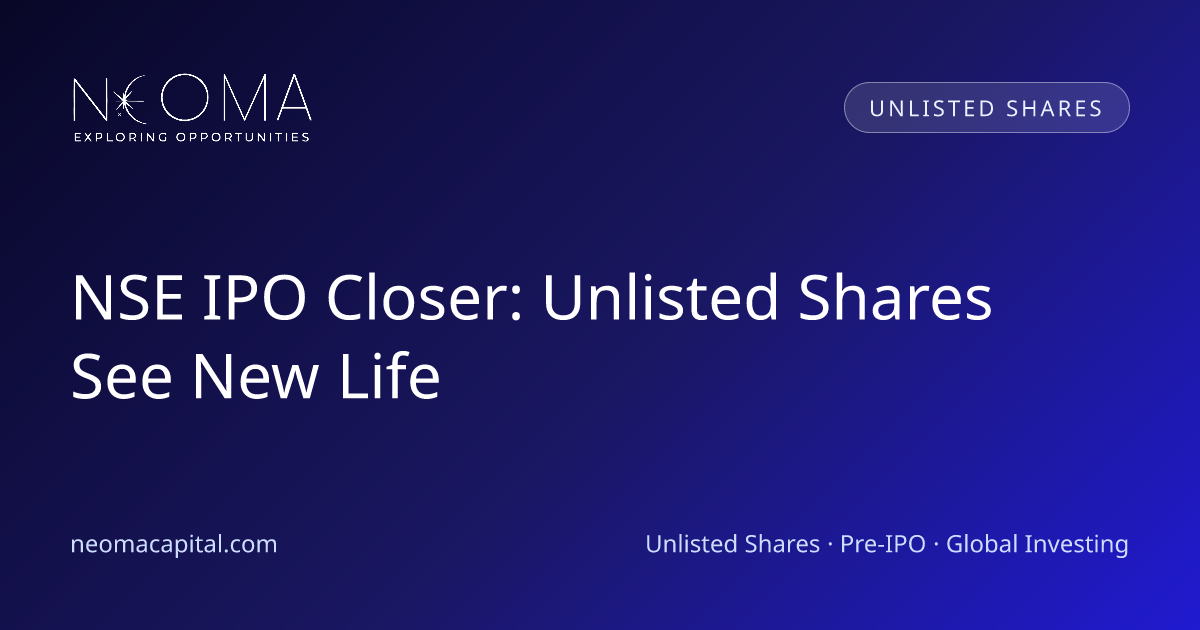 NSE IPO Closer: Unlisted Shares See New Life