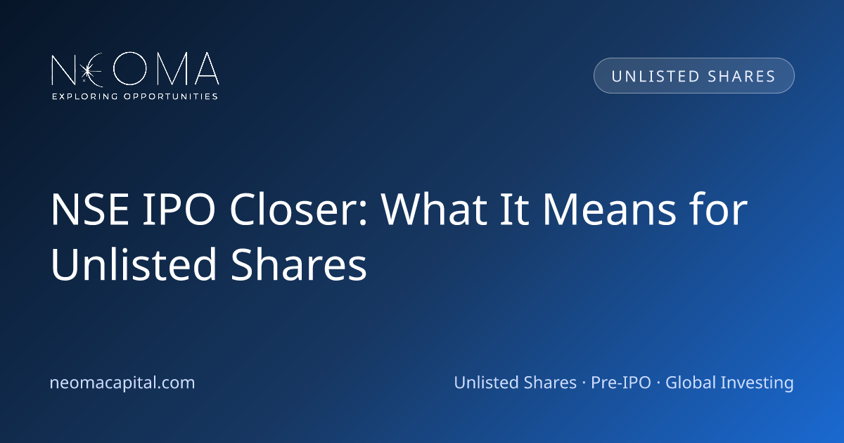 NSE IPO Closer: What It Means for Unlisted Shares