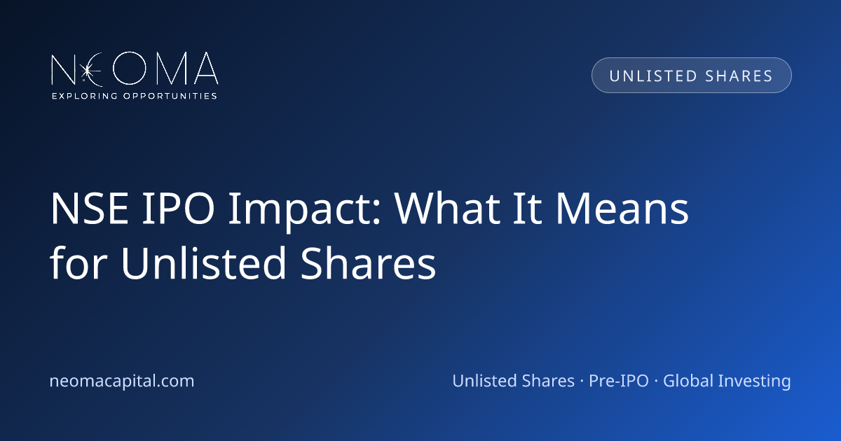 NSE IPO Impact: What It Means for Unlisted Shares