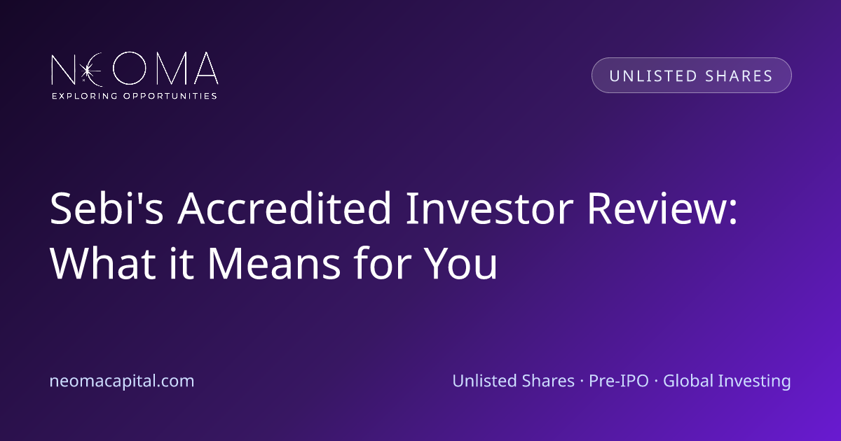 Sebi's Accredited Investor Review: What it Means for You