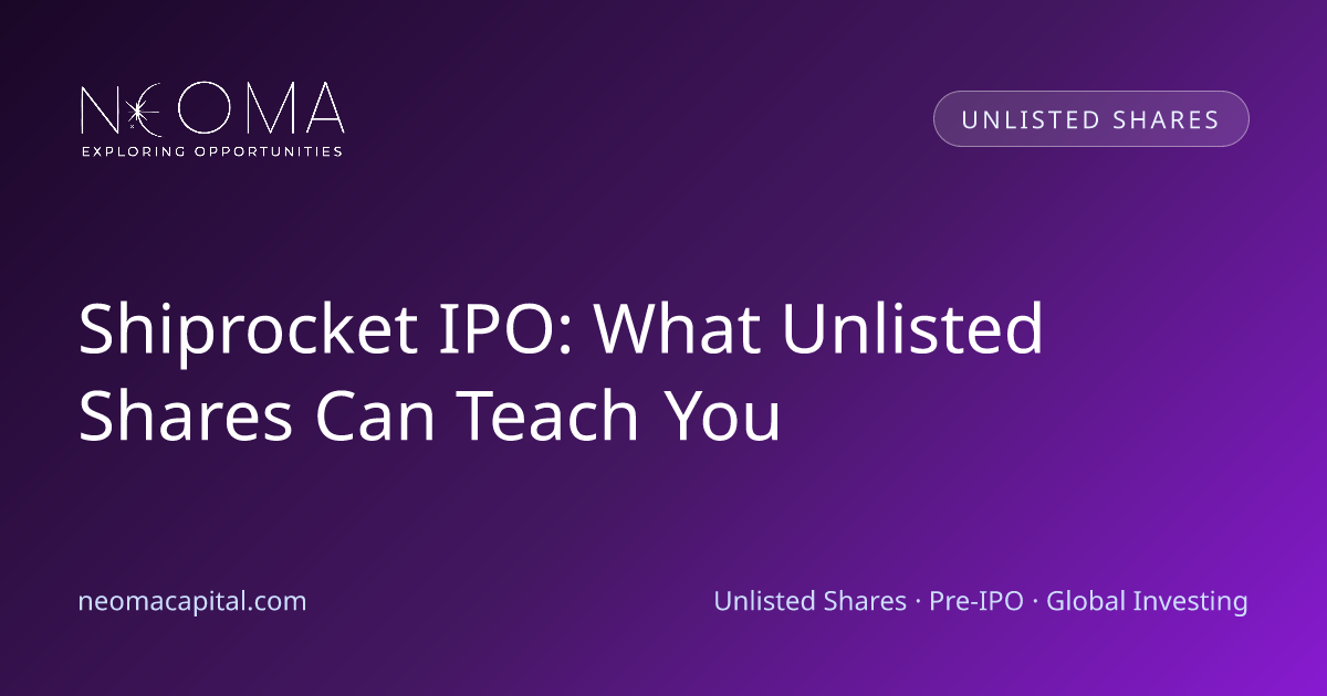 Shiprocket IPO: What Unlisted Shares Can Teach You