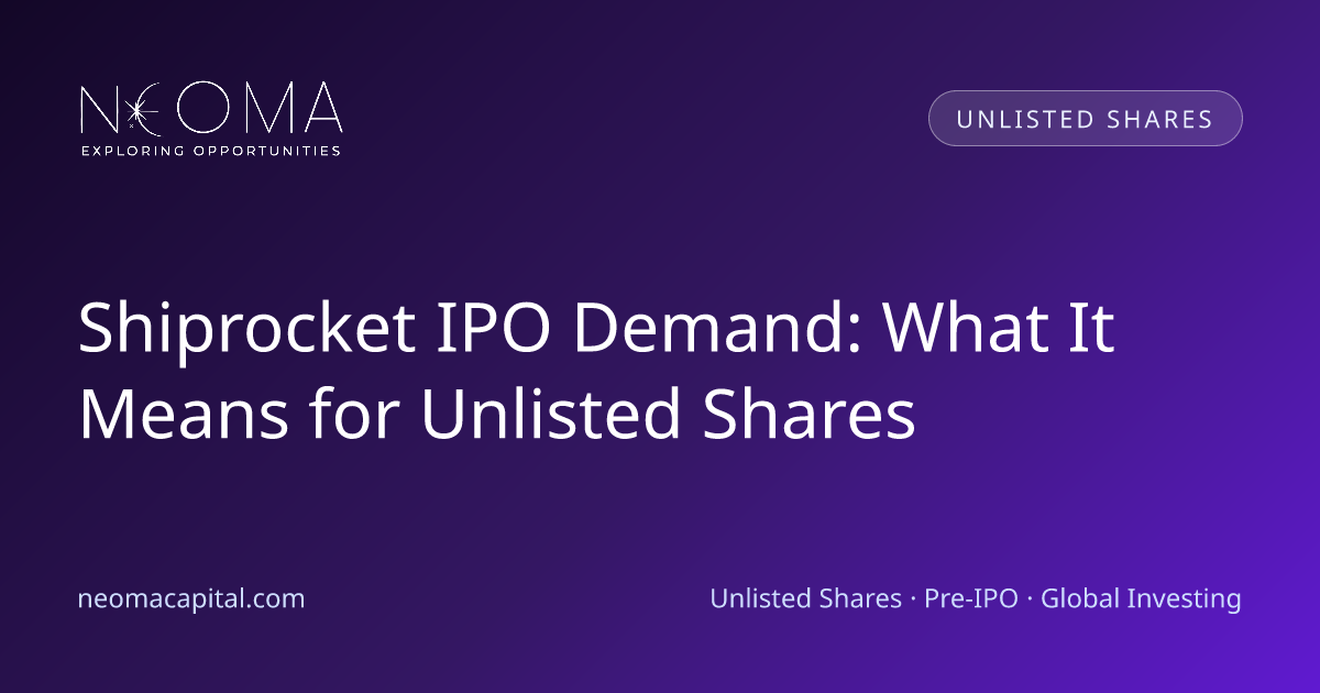 Shiprocket IPO Demand: What It Means for Unlisted Shares