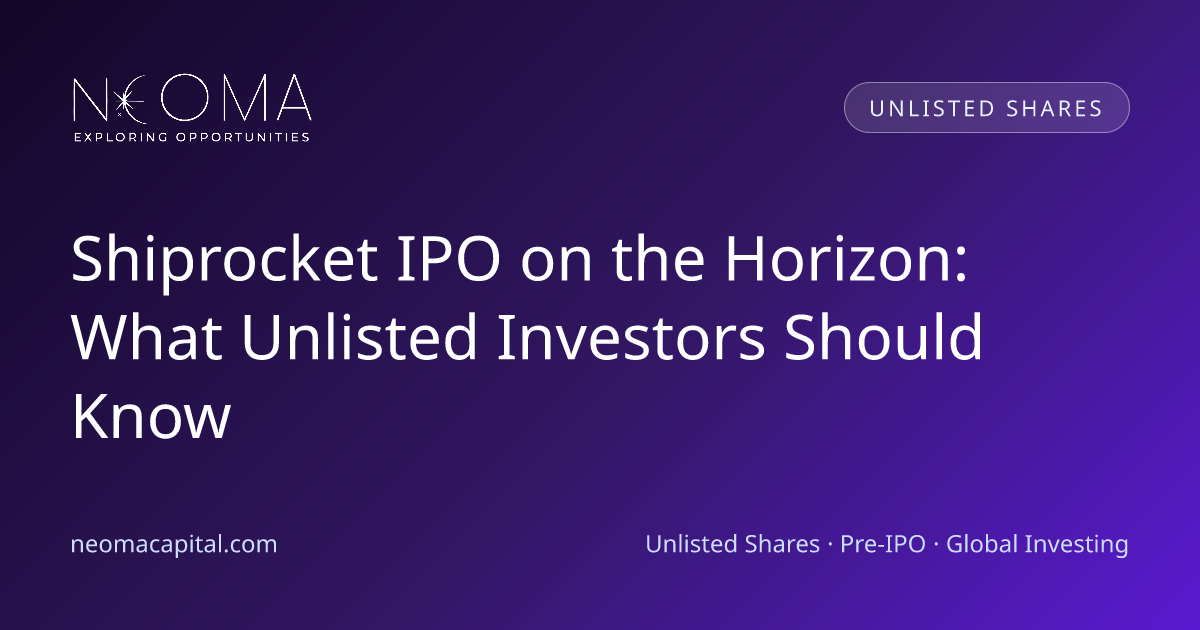 Shiprocket IPO on the Horizon: What Unlisted Investors Should Know