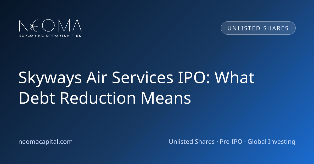 Skyways Air Services IPO: What Debt Reduction Means
