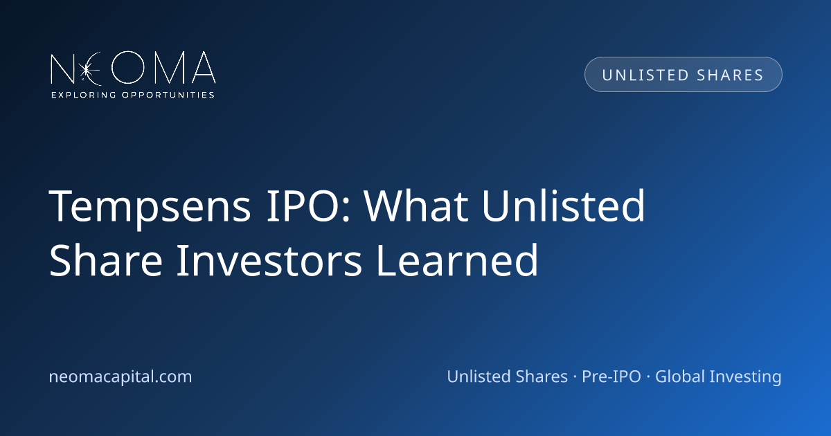 Tempsens IPO: What Unlisted Share Investors Learned