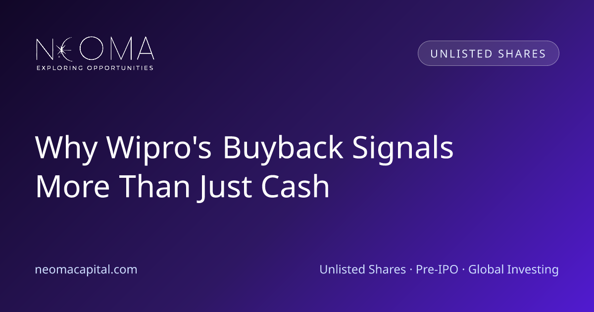 Why Wipro's Buyback Signals More Than Just Cash