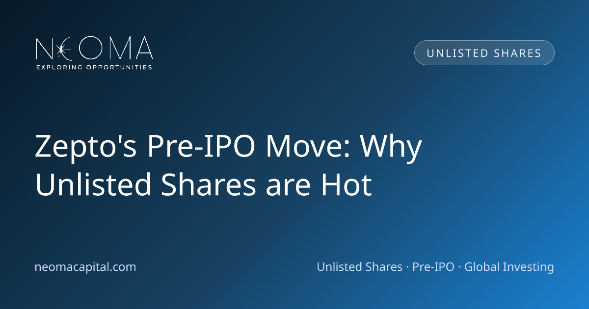 Zepto's Pre-IPO Move: Why Unlisted Shares are Hot