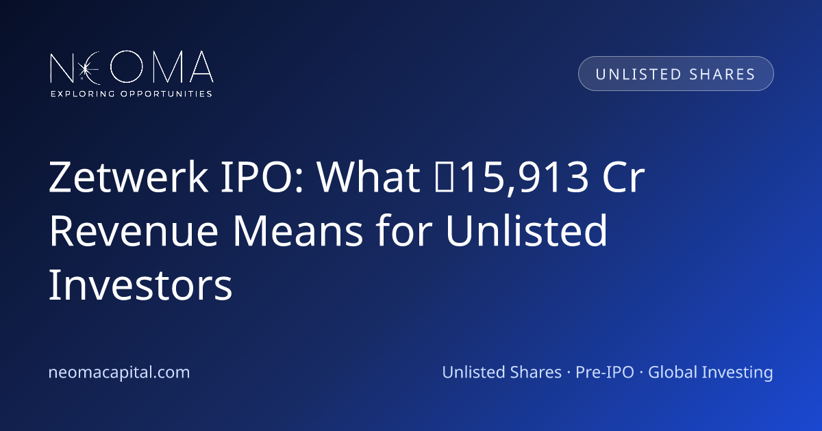 Zetwerk IPO: What ₹15,913 Cr Revenue Means for Unlisted Investors